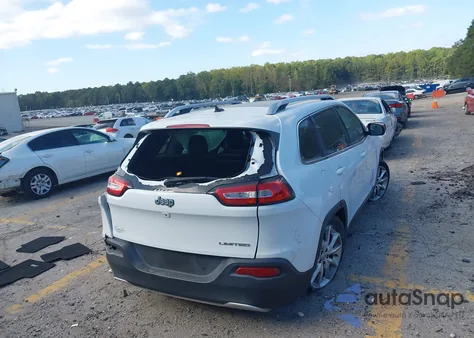 2014 Jeep Cherokee Limited z USA, uszkodzony, nr VIN 1C4PJLDB0EW132995